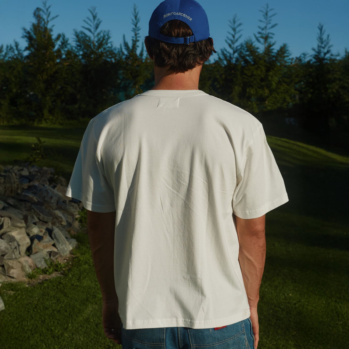 Avant Gardener logo tee - white