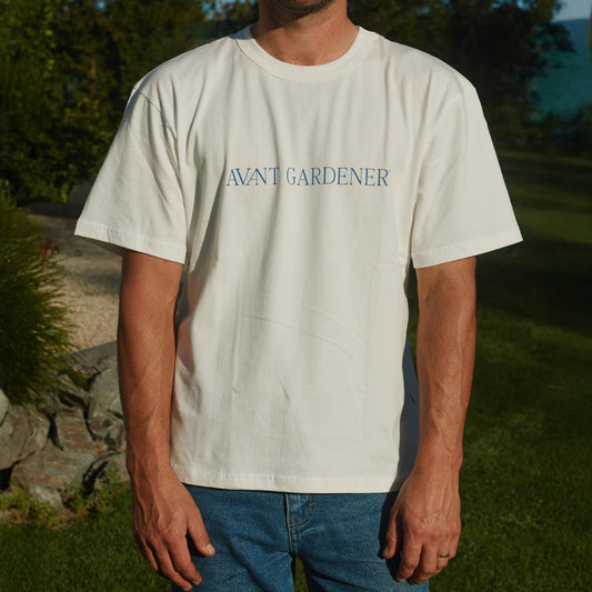 Avant Gardener logo tee - white